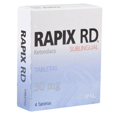 Rapix Rd 4 Tabletas Caja