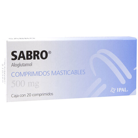 Sabro Masticable 20 Comprimidos Caja