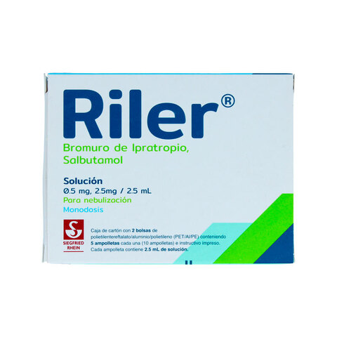 Riler 10 Solución Ampolleta
