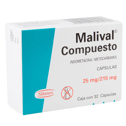 Malival Compuesto 32 Cápsulas Caja