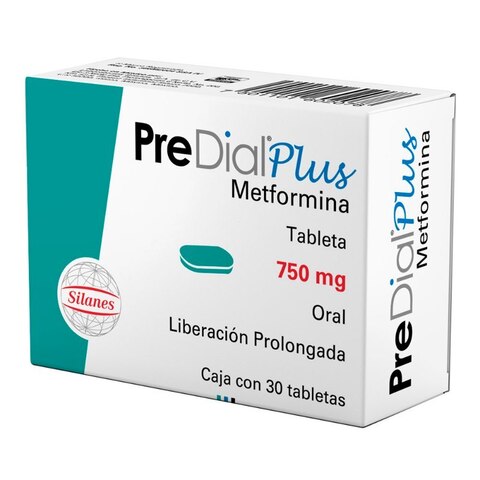 Predial Plus 750 Mg 30 Tableta Caja