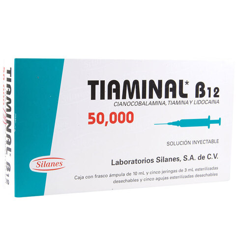 Tiaminal B12 Inyección 5 Solución Frasco Ámpula
