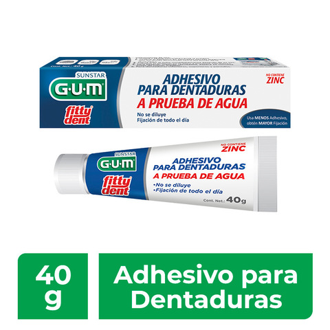 Gum Fitty Dent Adhesivo Para Dentaduras