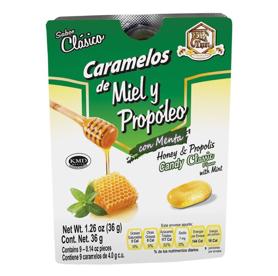 Trini Caramelo Clasico Miel 9 Pz
