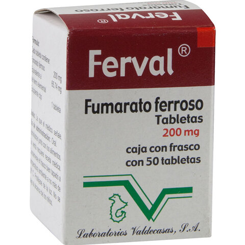 Ferval 50 Tableta Frasco