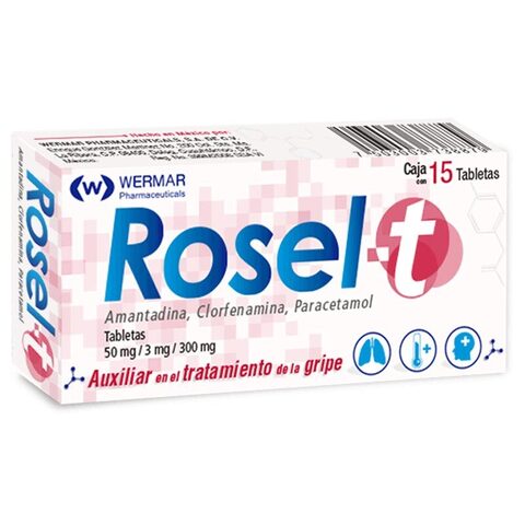 Paracetamol 300 Mg Clorhidrato De Amantadina 50 Mg Clorfenamina 3 Mg