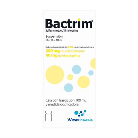 Bactrim 100 Ml Suspensión Frasco Dosificador