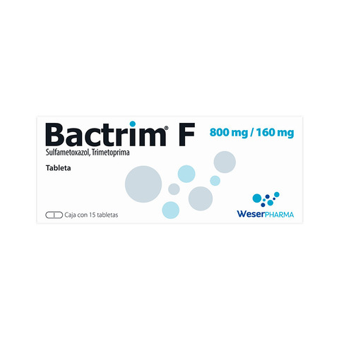 Bactrim F 15 Tabletas Caja