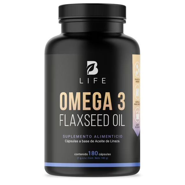 Blife Omega 3 Flaxseed Oil 180 Caps