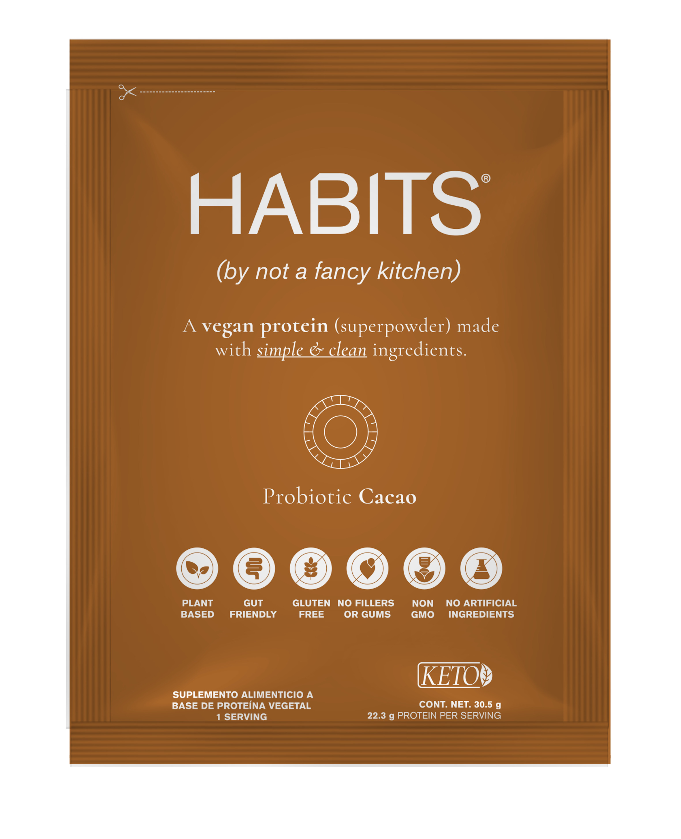 Habits Proteina Vegetal Cacao 30.8g